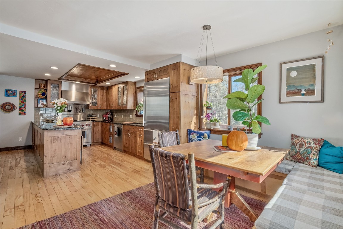 495 Edgewood Road Alma, CO 80420 - Photo 8 of 43 Custom built in dining area