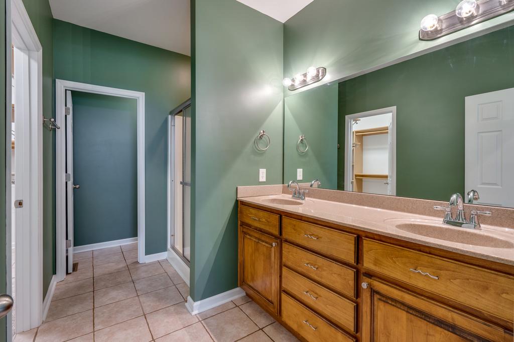 3853 Taylors Store Road Hampshire, TN 38461 - Photo 20 of 30 MASTER BATHROOM WITH DOUBLE VANITY, SHOWER ONLY AND TILE FLOOR