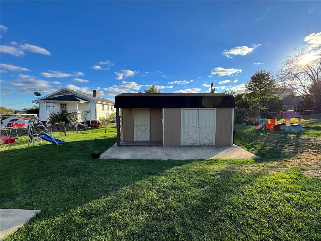 2030 Leo Street Irwin, PA 15642 - Photo 30 of 33 a view of a backyard with plants and a patio