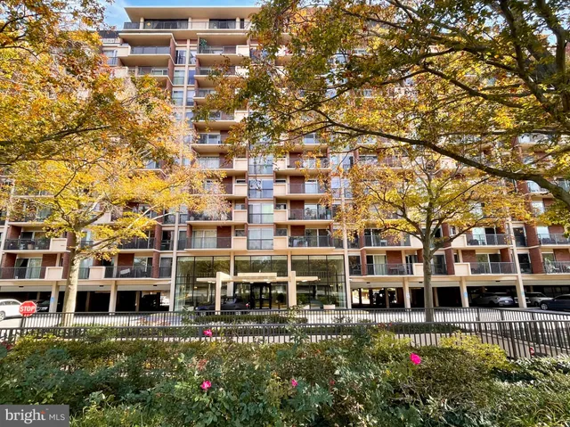 front view of a building with street