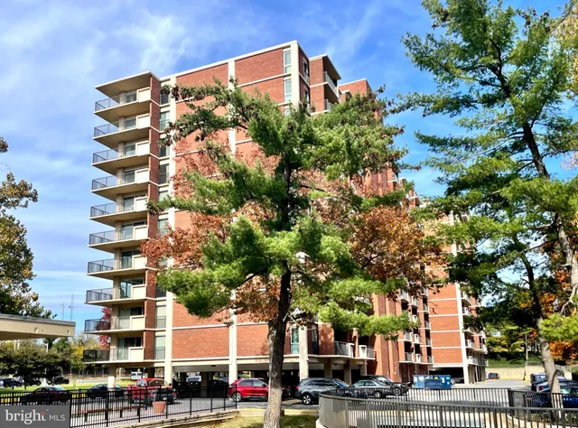 front view of a building with street view