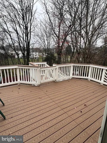 a view of a deck