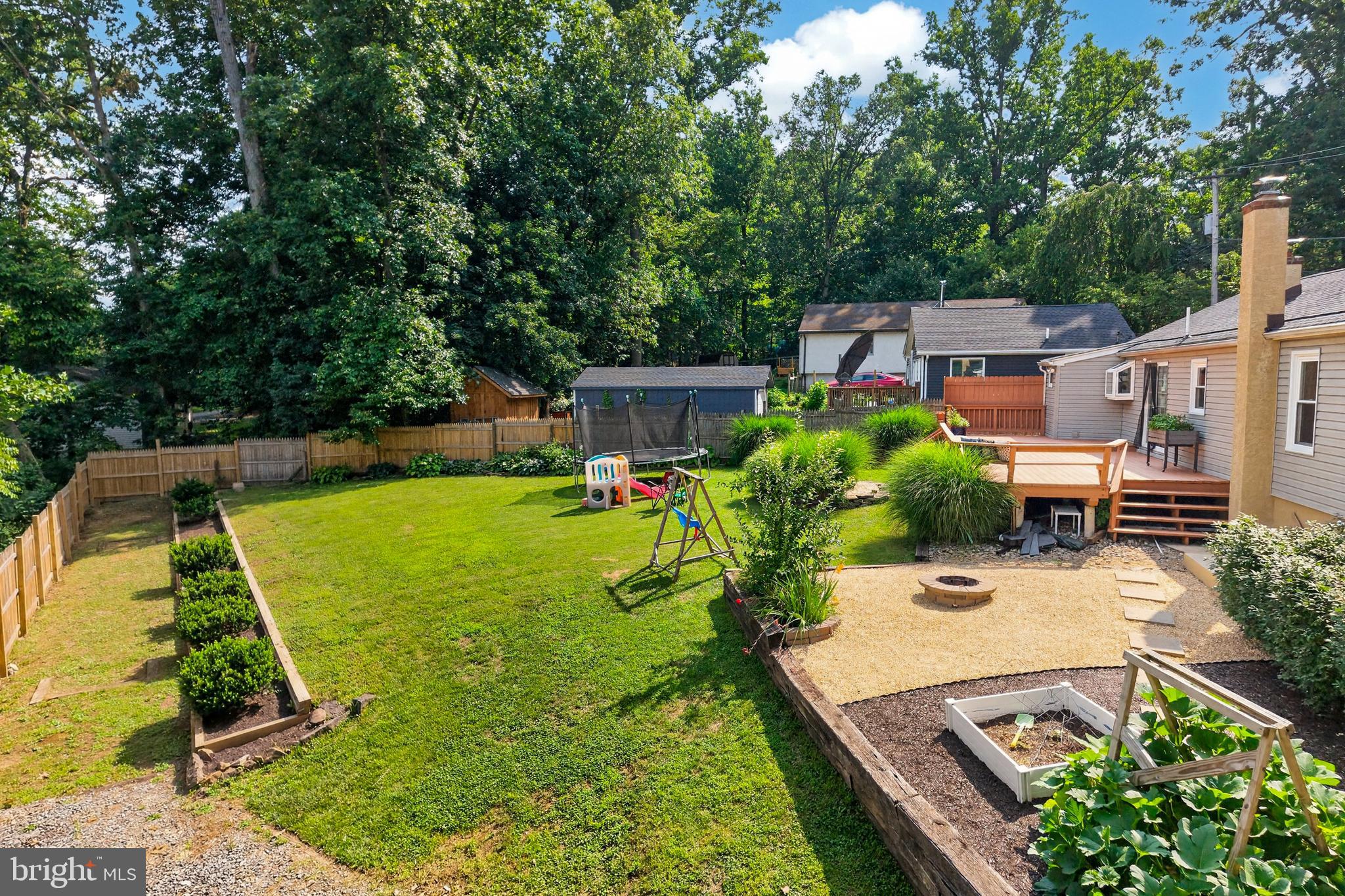 111 Fulmer Road Perkiomenville, PA 18074 - Photo 20 of 28 an aerial view of a house with swimming pool garden and patio