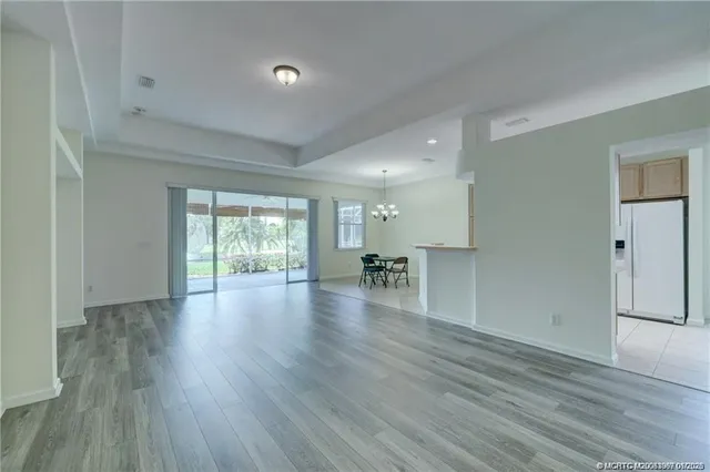 wooden floor in an empty room