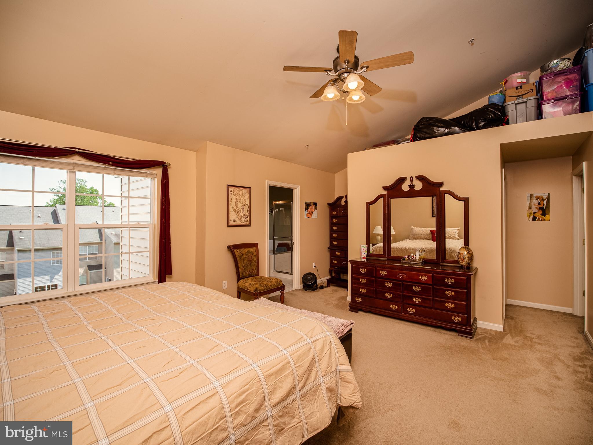 1008 Railbed Drive Odenton, MD 21113 - Photo 17 of 37 Master bedroom with vaulted ceilings and storage