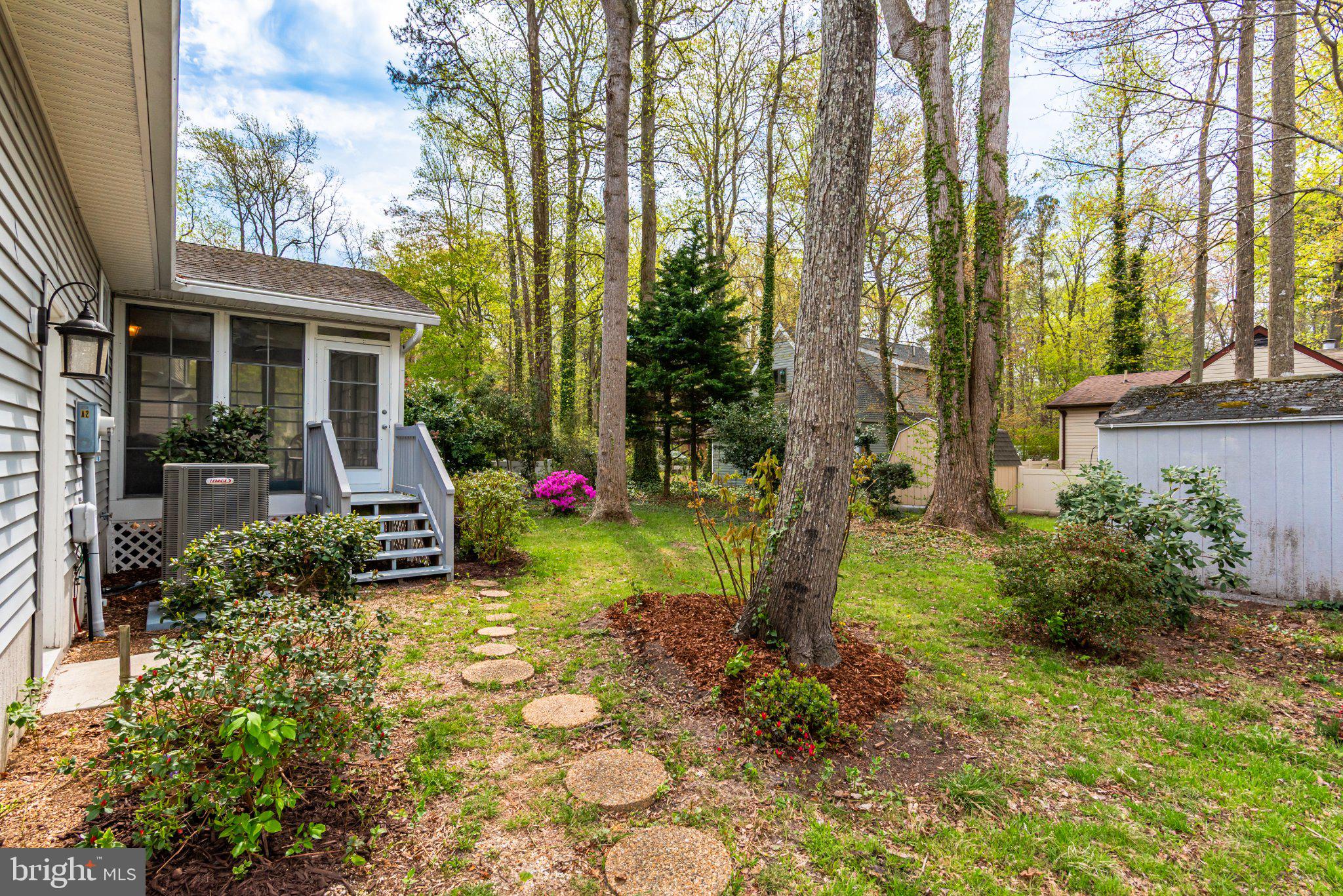 258 Ocean Parkway Berlin, MD 21811 - Photo 8 of 55 Serene backyard oasis with lush greenery.