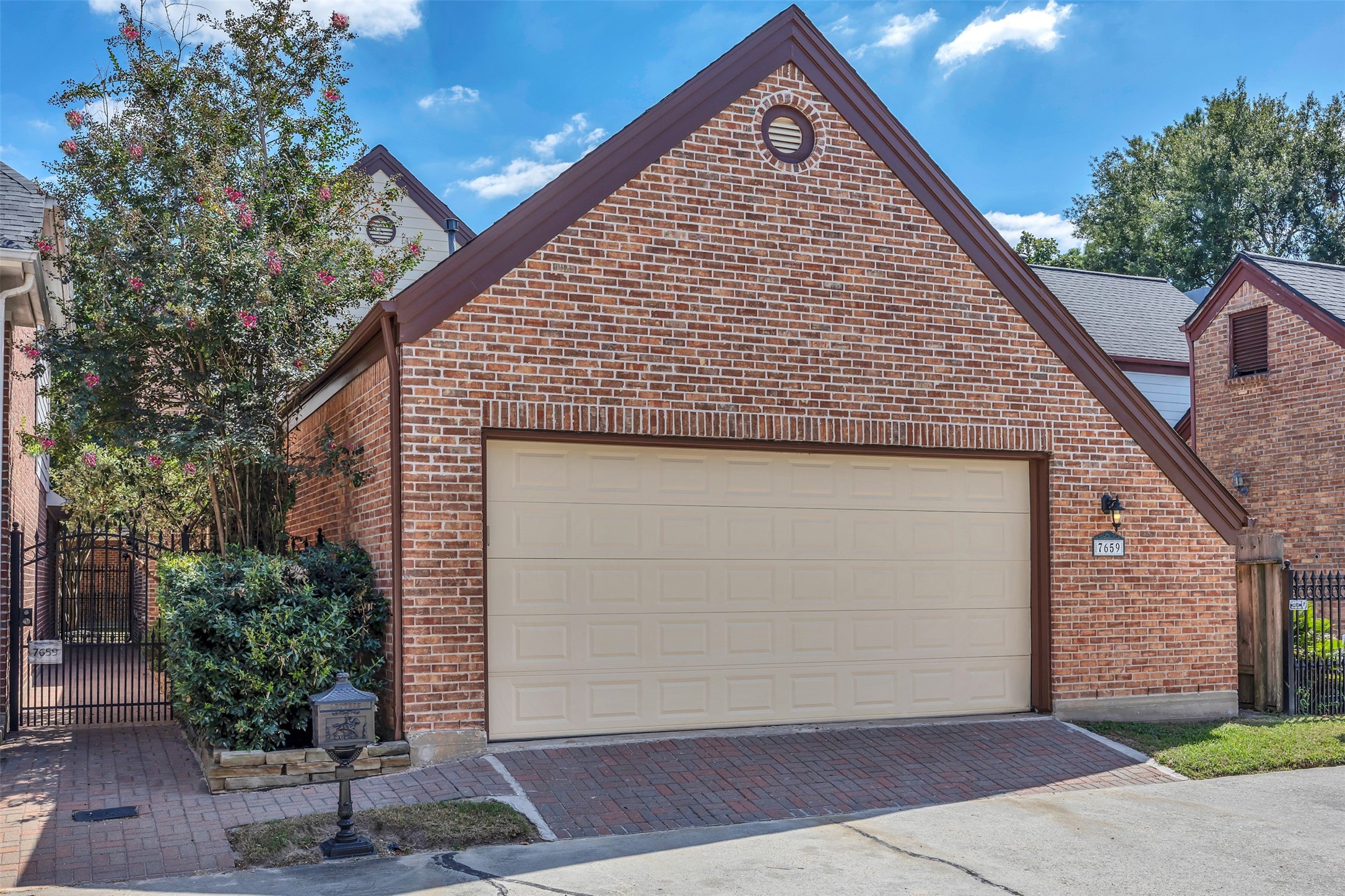 a view of house with yard