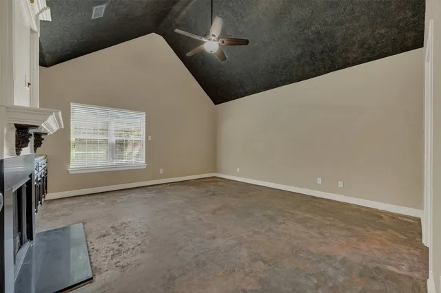 a view of a livingroom with a staircase