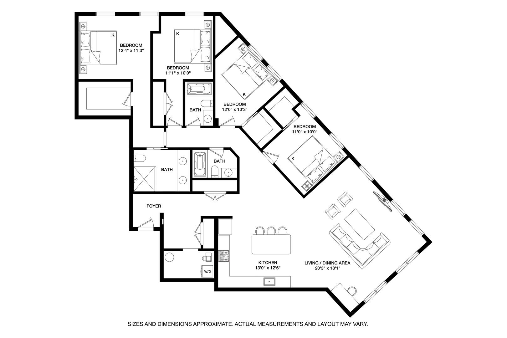 805 North Milwaukee Avenue, Unit 4N Chicago, IL 60642 - Photo 3 of 34 a picture of a bench in front of a building