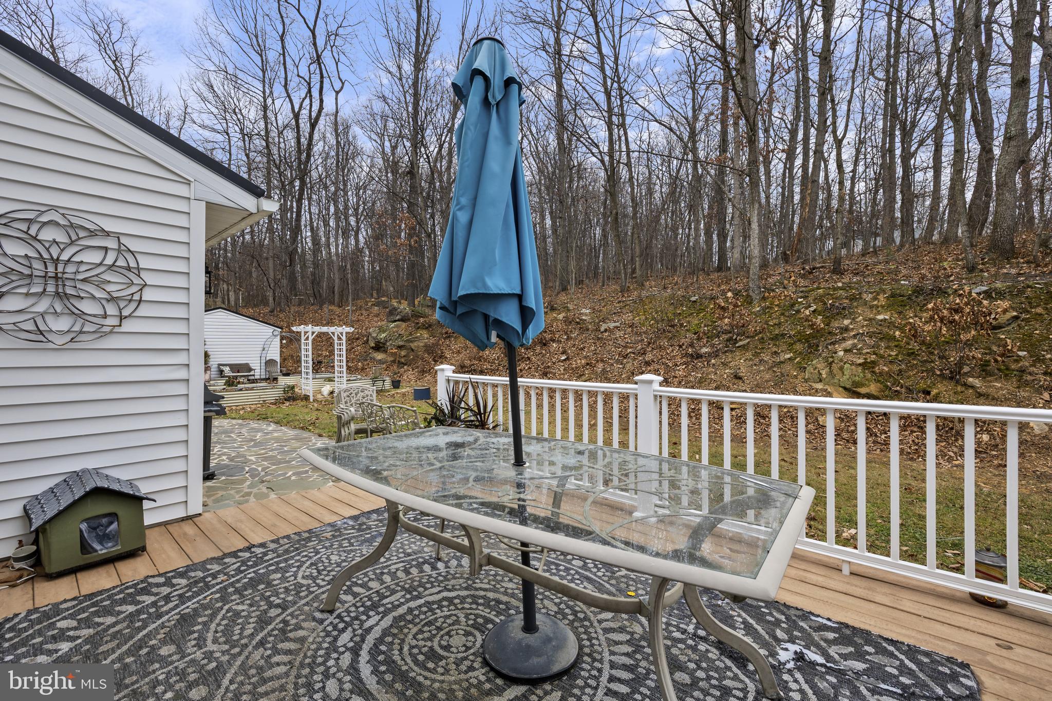 7802 Blue Hill Road Glenville, PA 17329 - Photo 7 of 44 a view of two chairs and table in the patio