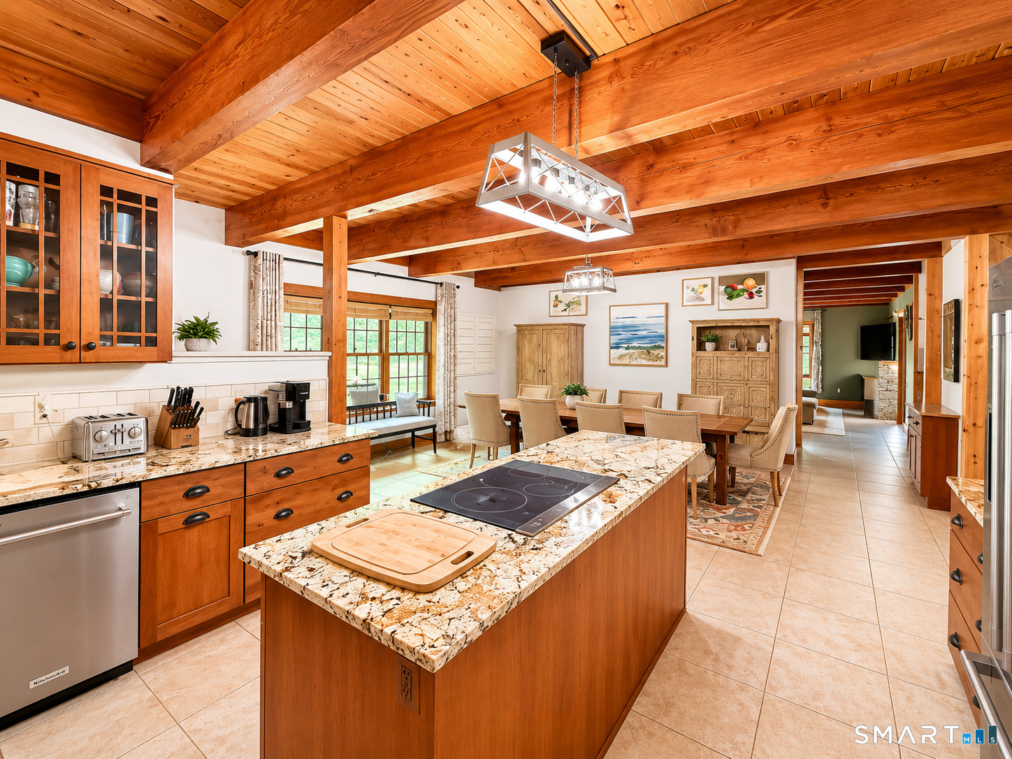 44 Pine Road Colebrook, CT 06021 - Photo 5 of 40 a open kitchen with stainless steel appliances granite countertop a sink and cabinets