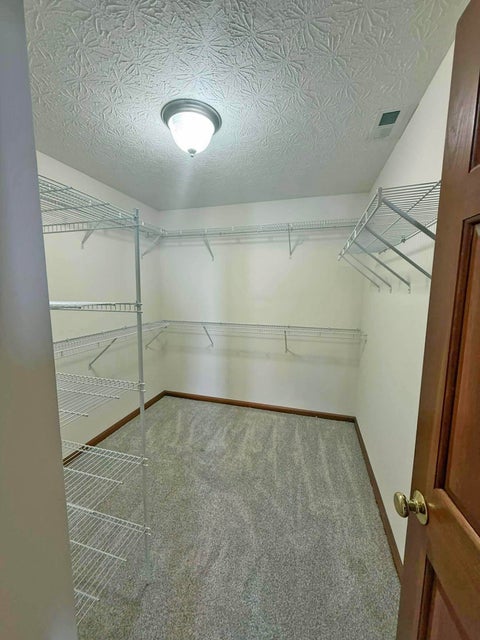 541 North Point Troy, OH 45373 - Photo 13 of 23 This spacious closet features ample shelving and soft carpet, ready for personalization.