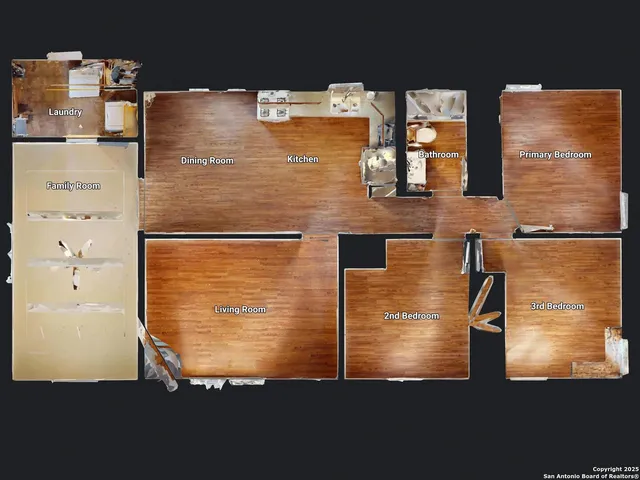 a view of water heater room