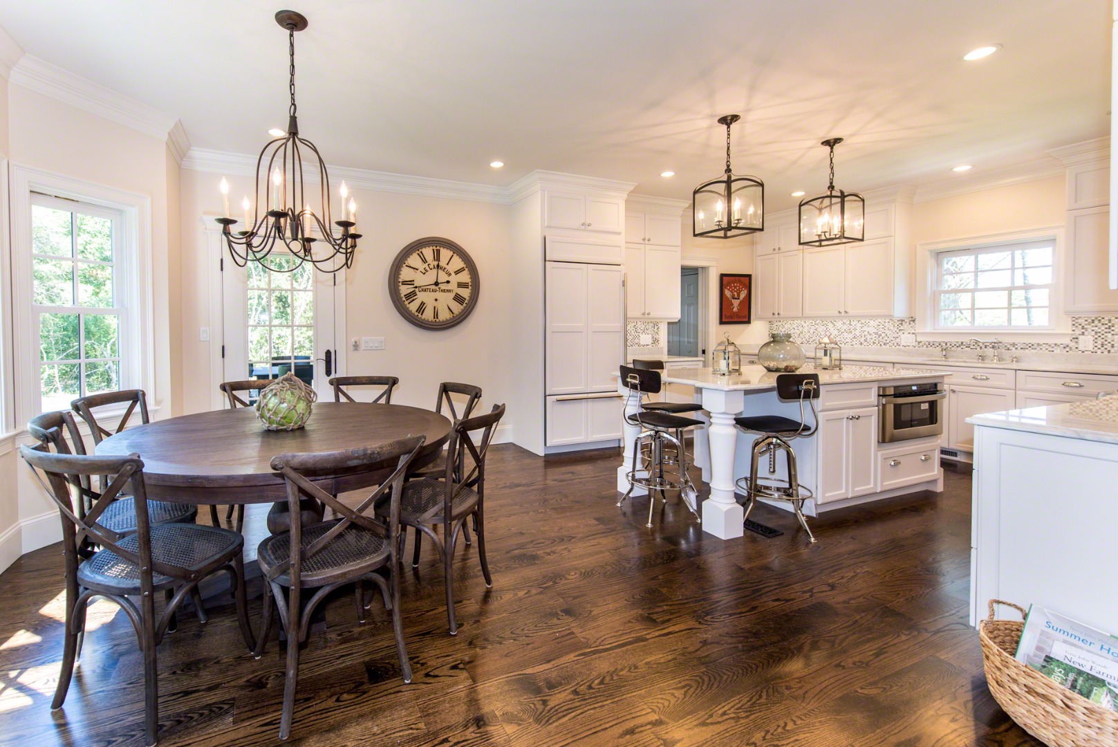 61 Clevelandtown Road Edgartown, MA 02539 - Photo 12 of 43 a view of a dining room with furniture window and wooden floor