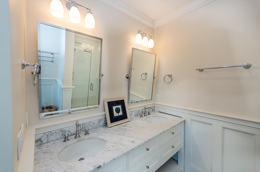 61 Clevelandtown Road Edgartown, MA 02539 - Photo 26 of 43 a bathroom with a sink and a mirror
