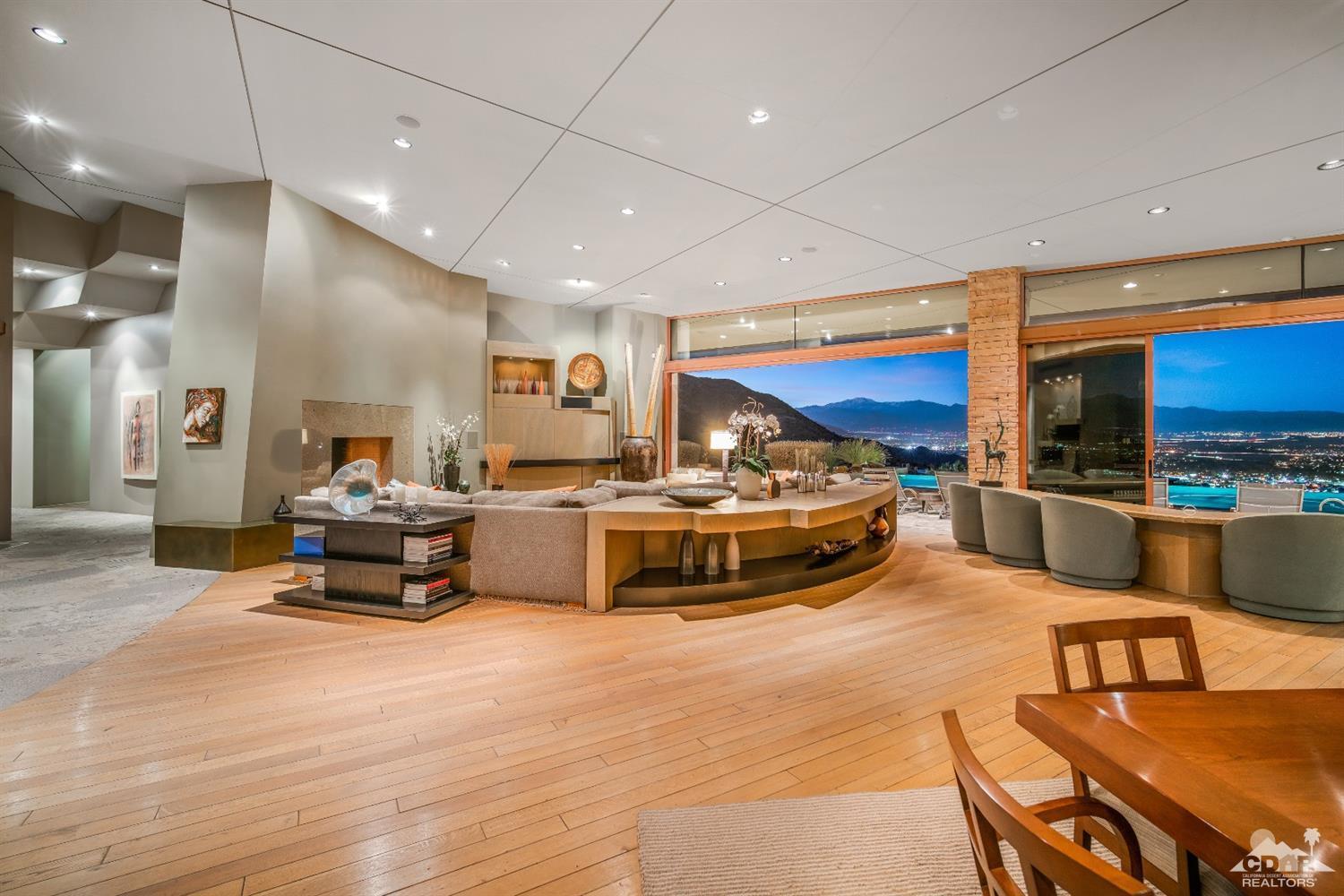 45 Sky Ridge Road Rancho Mirage, CA 92270 - Photo 13 of 90 a living room with furniture and kitchen view