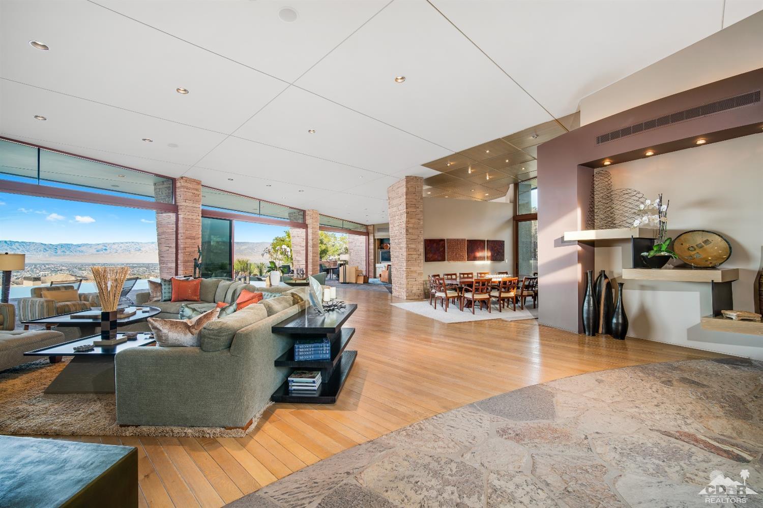 45 Sky Ridge Road Rancho Mirage, CA 92270 - Photo 40 of 90 a living room with furniture and a large window