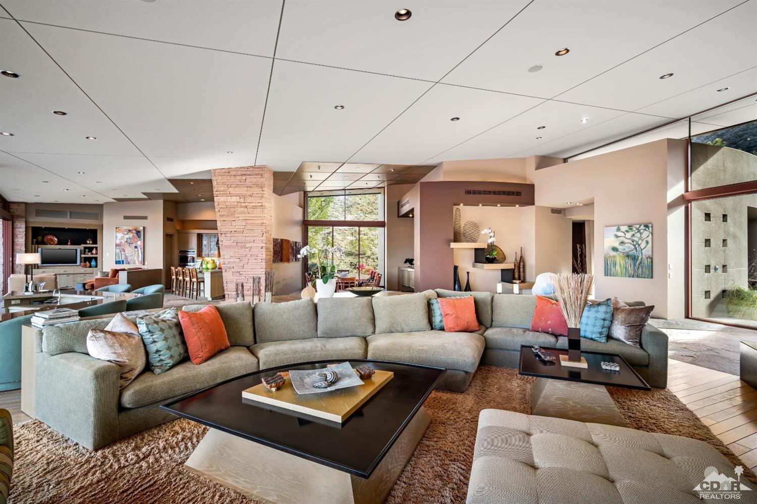 45 Sky Ridge Road Rancho Mirage, CA 92270 - Photo 45 of 90 a living room with furniture kitchen view and a large window