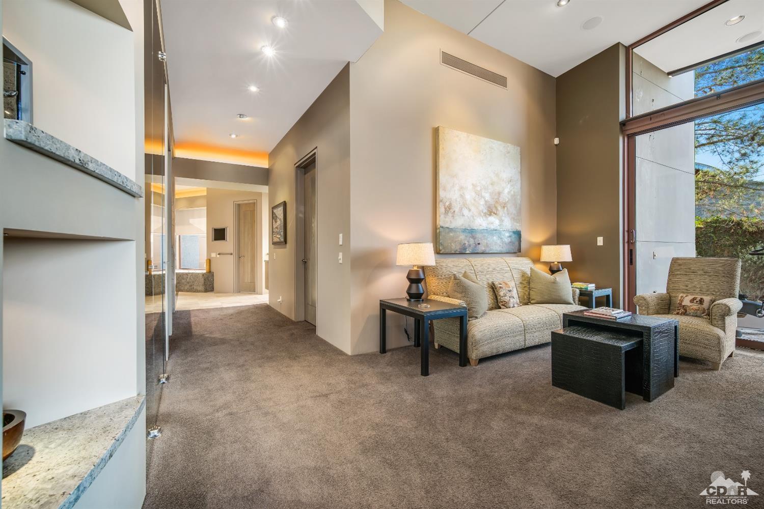 45 Sky Ridge Road Rancho Mirage, CA 92270 - Photo 83 of 90 a living room with furniture and a large window