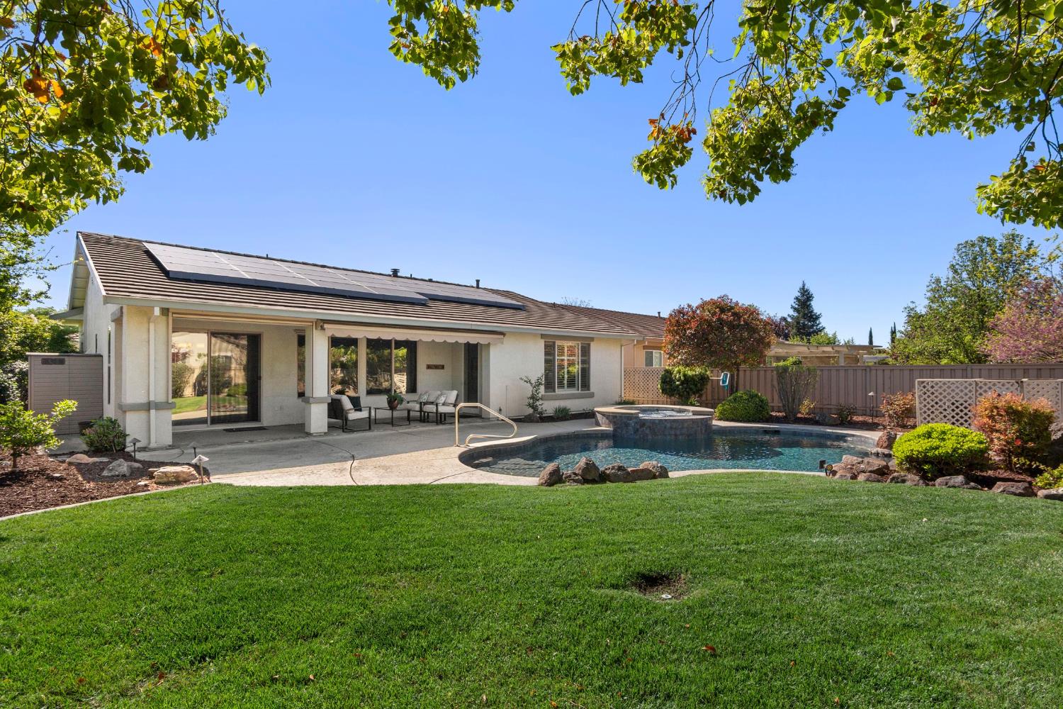 584 Rustic Ranch Lane Lincoln, CA 95648 - Photo 43 of 54 Oversized Backyard w/Pool & Spa and Room for Grandkids to Play