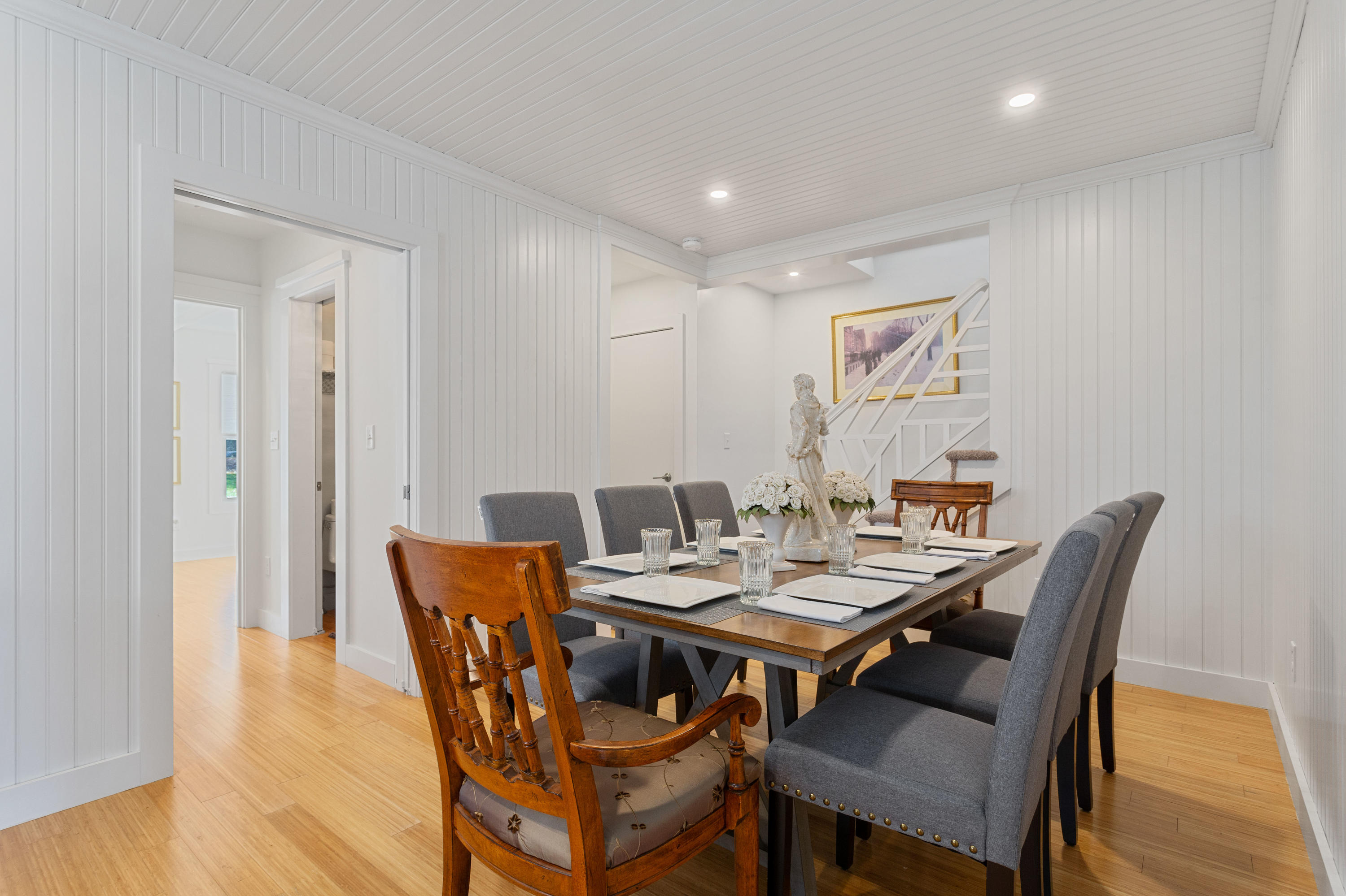 205 Uncle Percy's Road Mashpee, MA 02649 - Photo 18 of 54 a view of a dining room with furniture