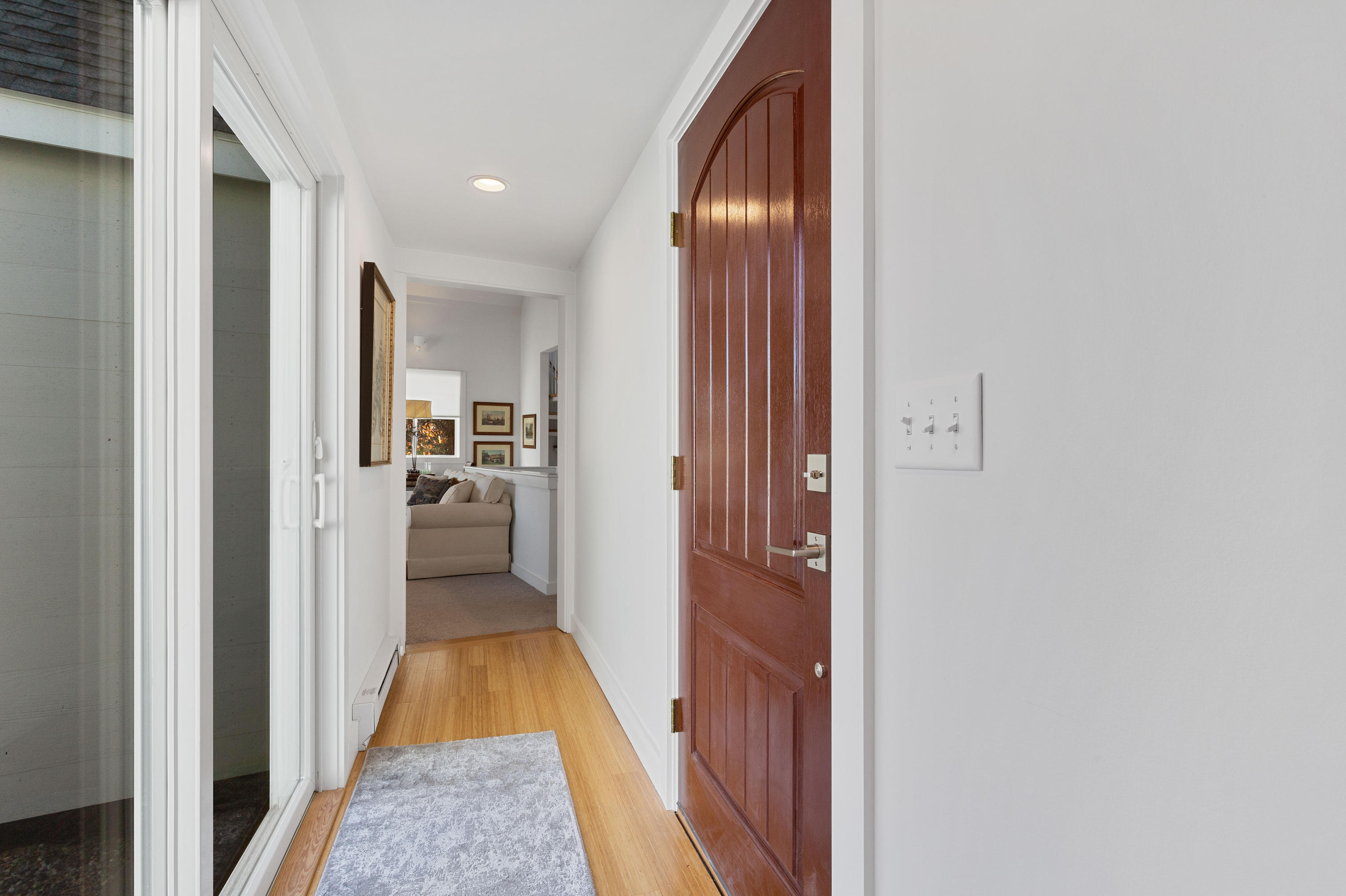 205 Uncle Percy's Road Mashpee, MA 02649 - Photo 33 of 54 a view of hallway with wooden floor