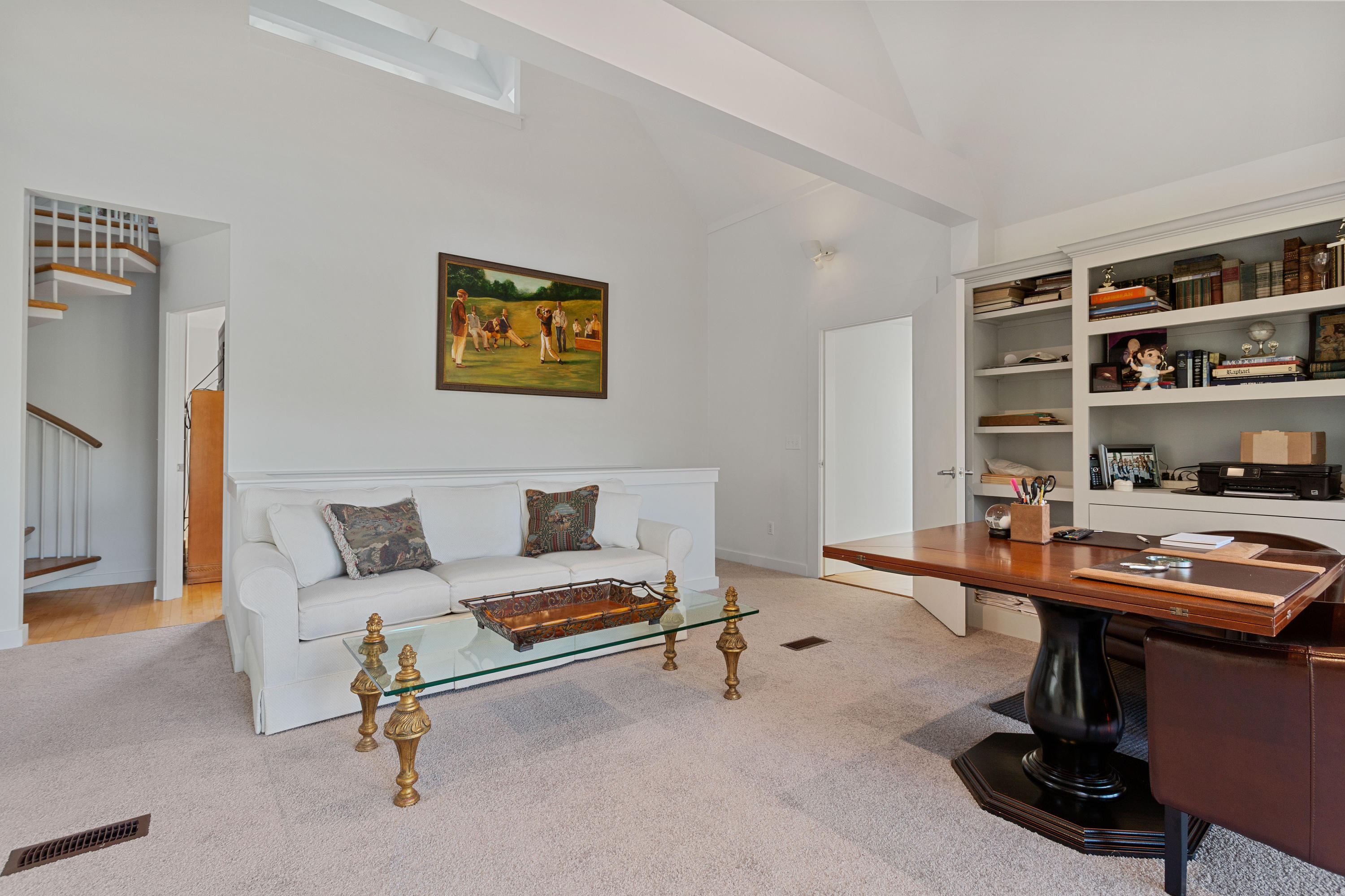 205 Uncle Percy's Road Mashpee, MA 02649 - Photo 36 of 54 a view of a livingroom with workspace and a couch