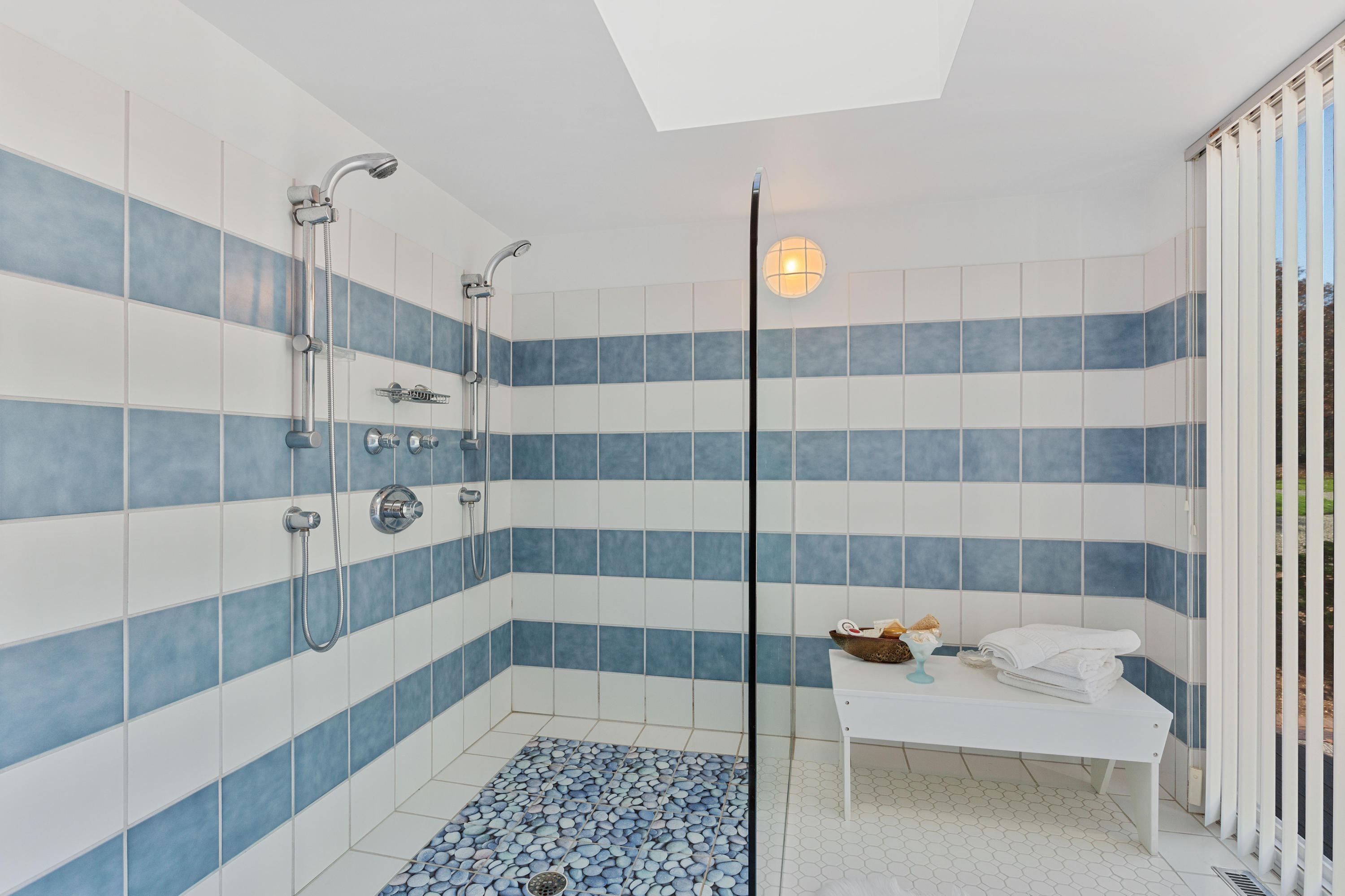 205 Uncle Percy's Road Mashpee, MA 02649 - Photo 43 of 54 a bathroom with a bathtub and a shower