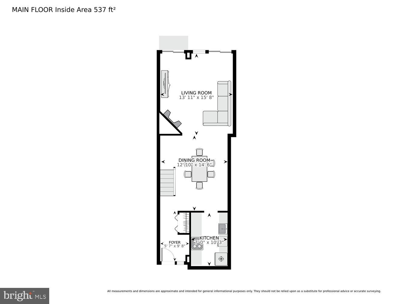 333 N Street Southwest Washington, DC 20024 - Photo 14 of 30 Charming main floor layout design.