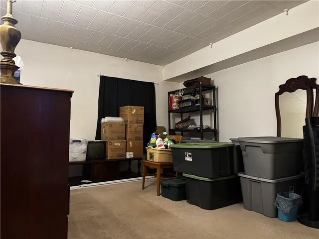 a room with furniture