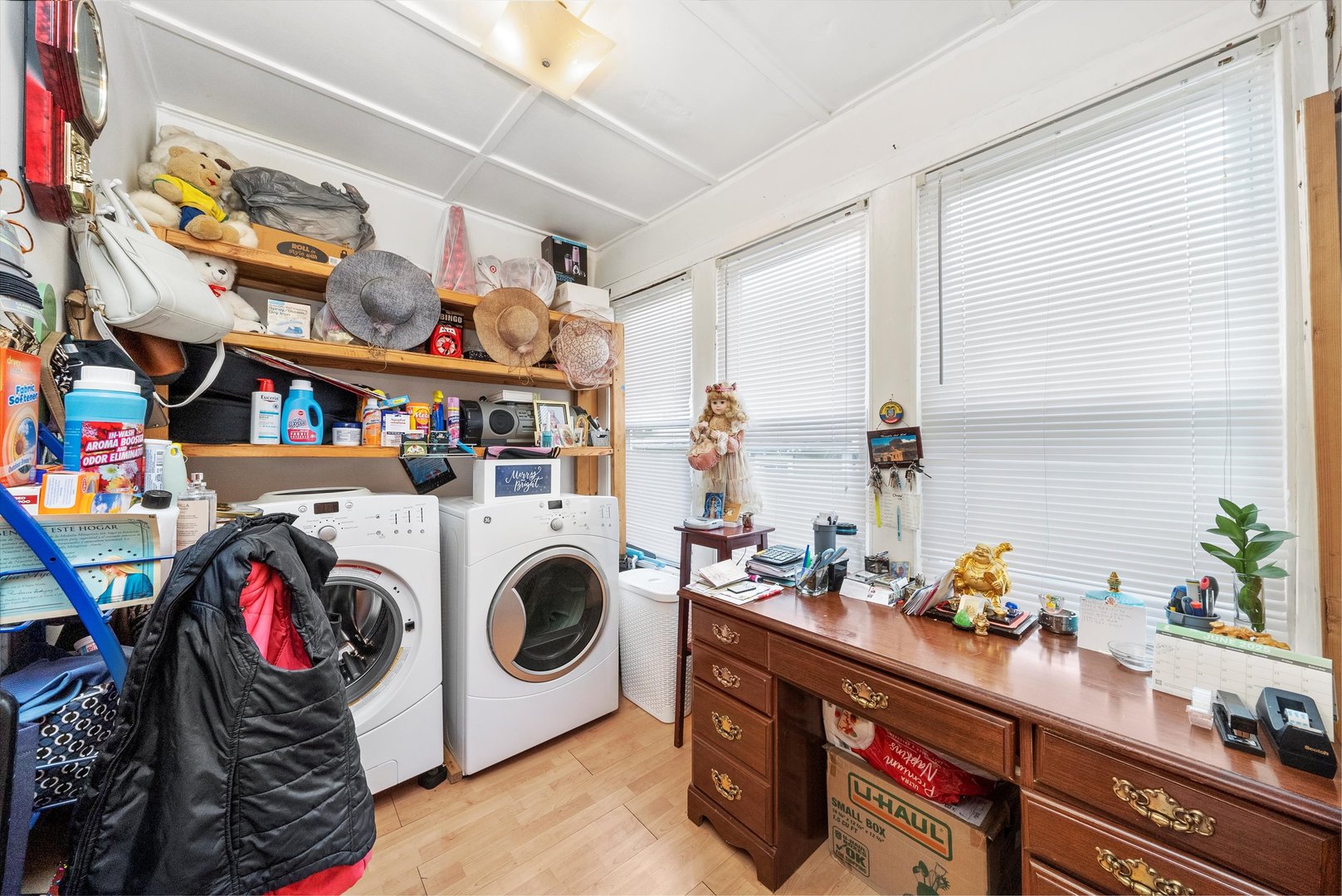 4100 West George Street Chicago, IL 60641 - Photo 17 of 49 a storage room with washer and dryer
