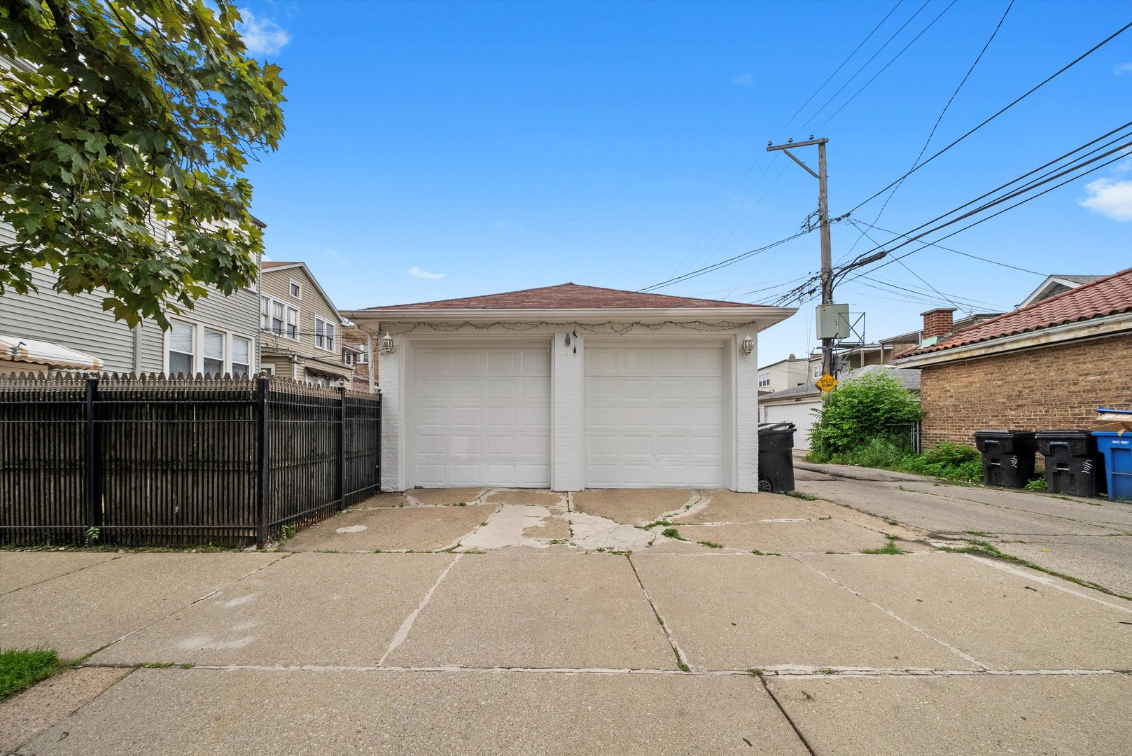 4100 West George Street Chicago, IL 60641 - Photo 45 of 49 a front view of a house with a garage