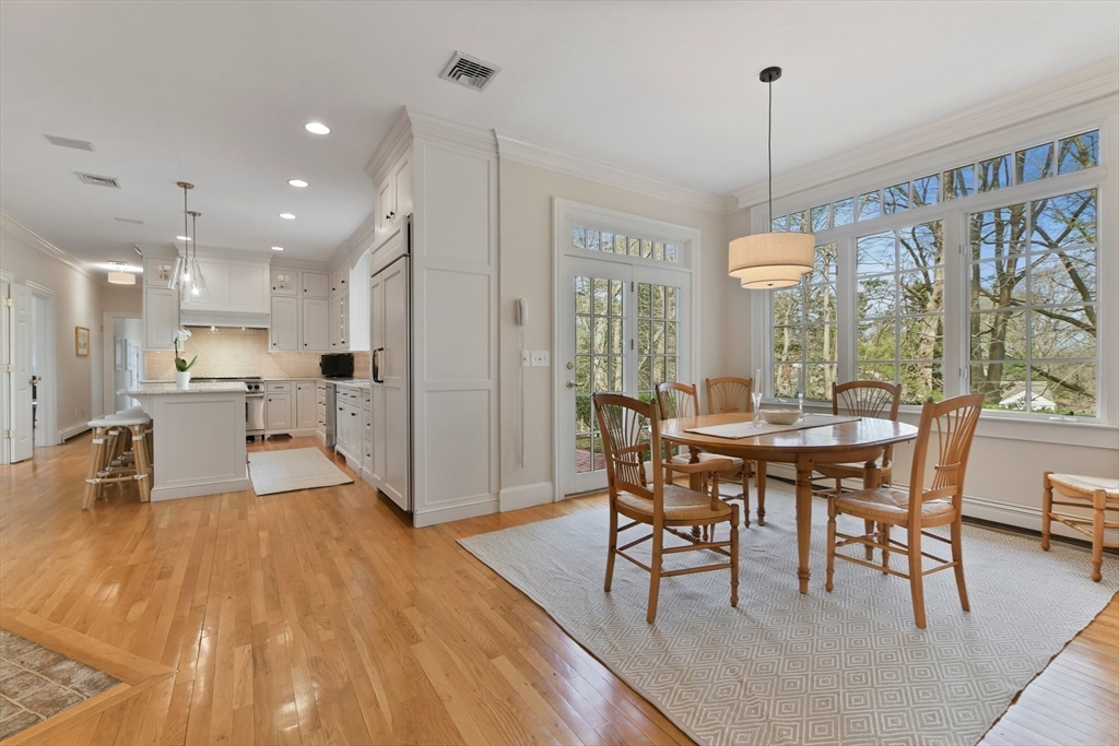 11 Olmsted Drive Hingham, MA 02043 - Photo 13 of 36 a view of a dining room with furniture window and wooden floor