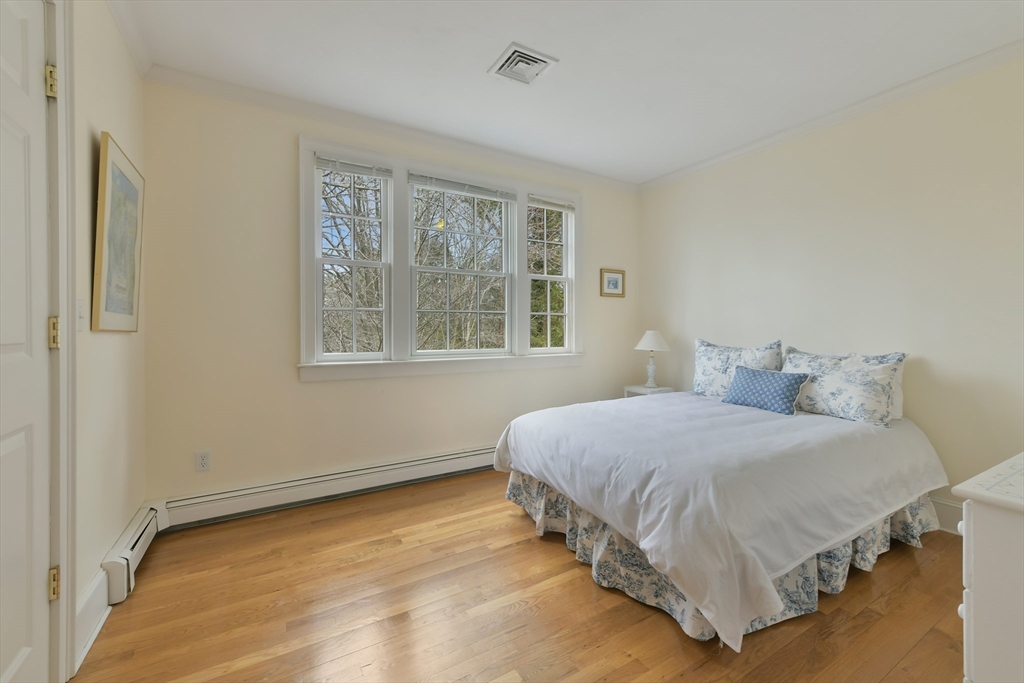 11 Olmsted Drive Hingham, MA 02043 - Photo 29 of 36 a bedroom with a bed lamp and window
