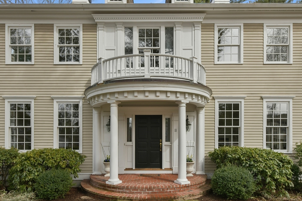 11 Olmsted Drive Hingham, MA 02043 - Photo 3 of 36 a front view of a house with a lots of windows