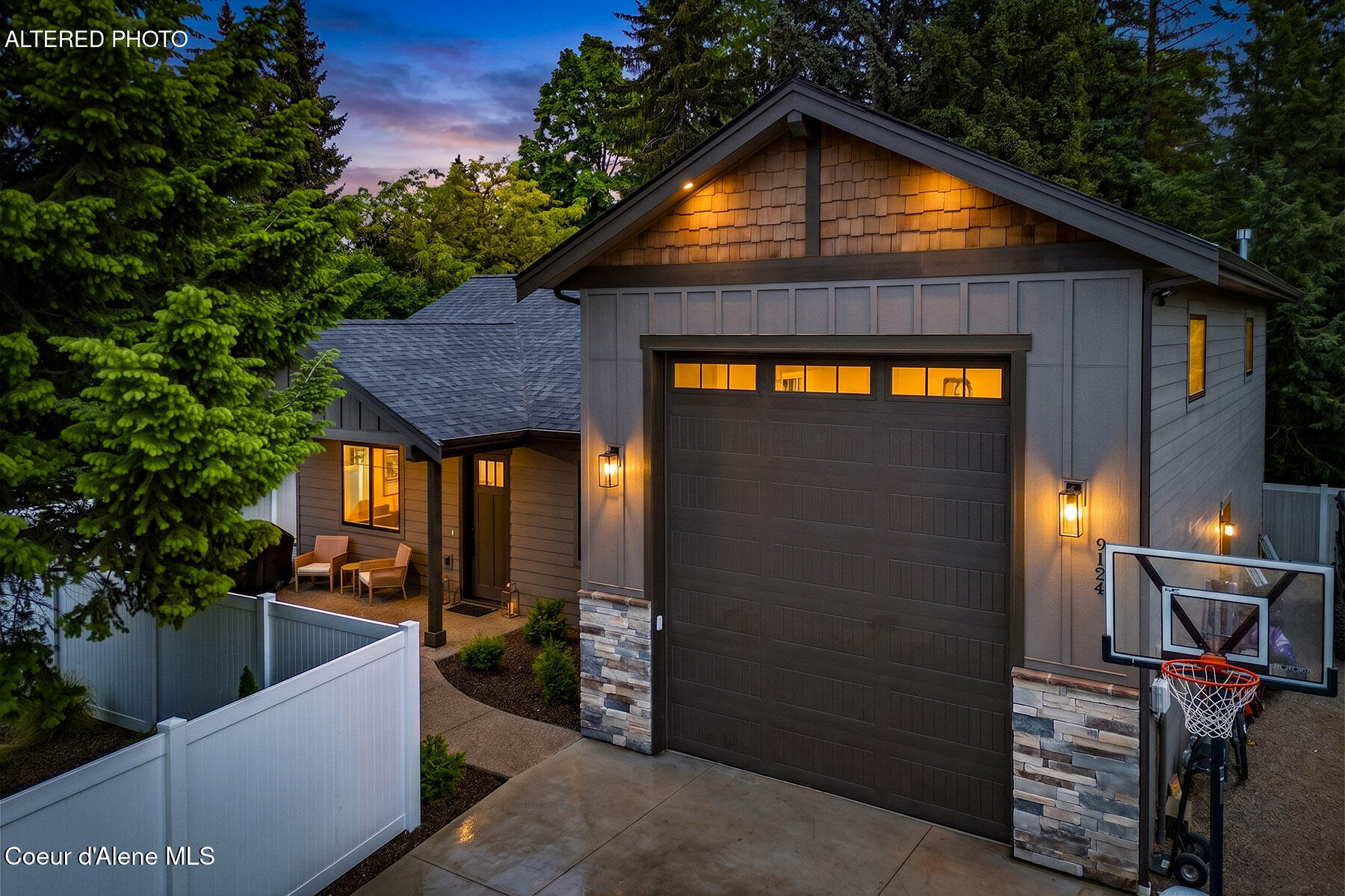 9116 North Raintree Lane Hayden, ID 83835 - Photo 45 of 67 9116-N-Raintree-Ln-Twilight-0097