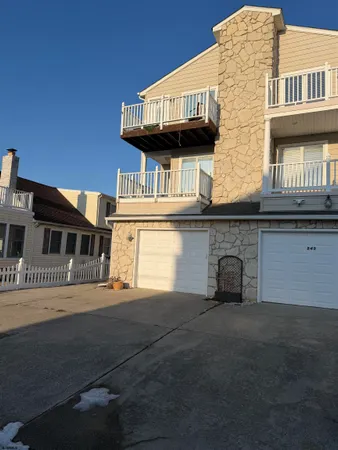 a view of a house with a balcony