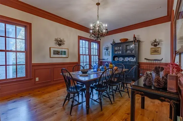 a view of backyard with green space