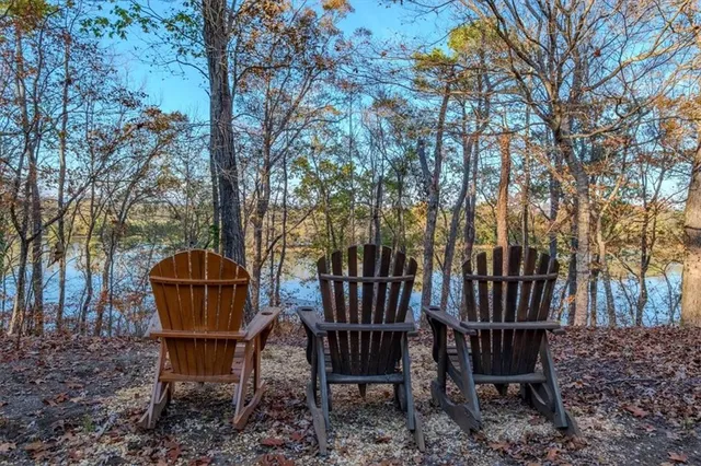 a view of an outdoor space and a lake view