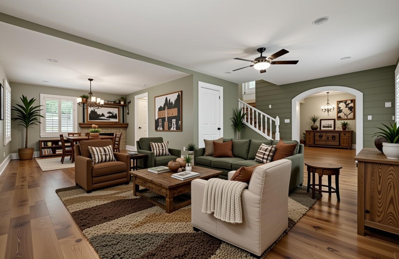 31730 Waller Tomball Road Waller, TX 77484 - Photo 20 of 50 Virtually staged living room and dining room combo