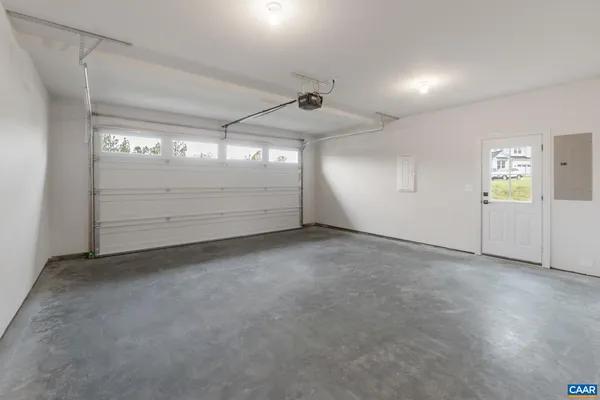 a view of a room with an empty space