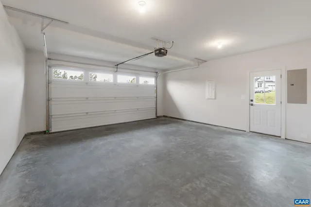 a view of a room with an empty space