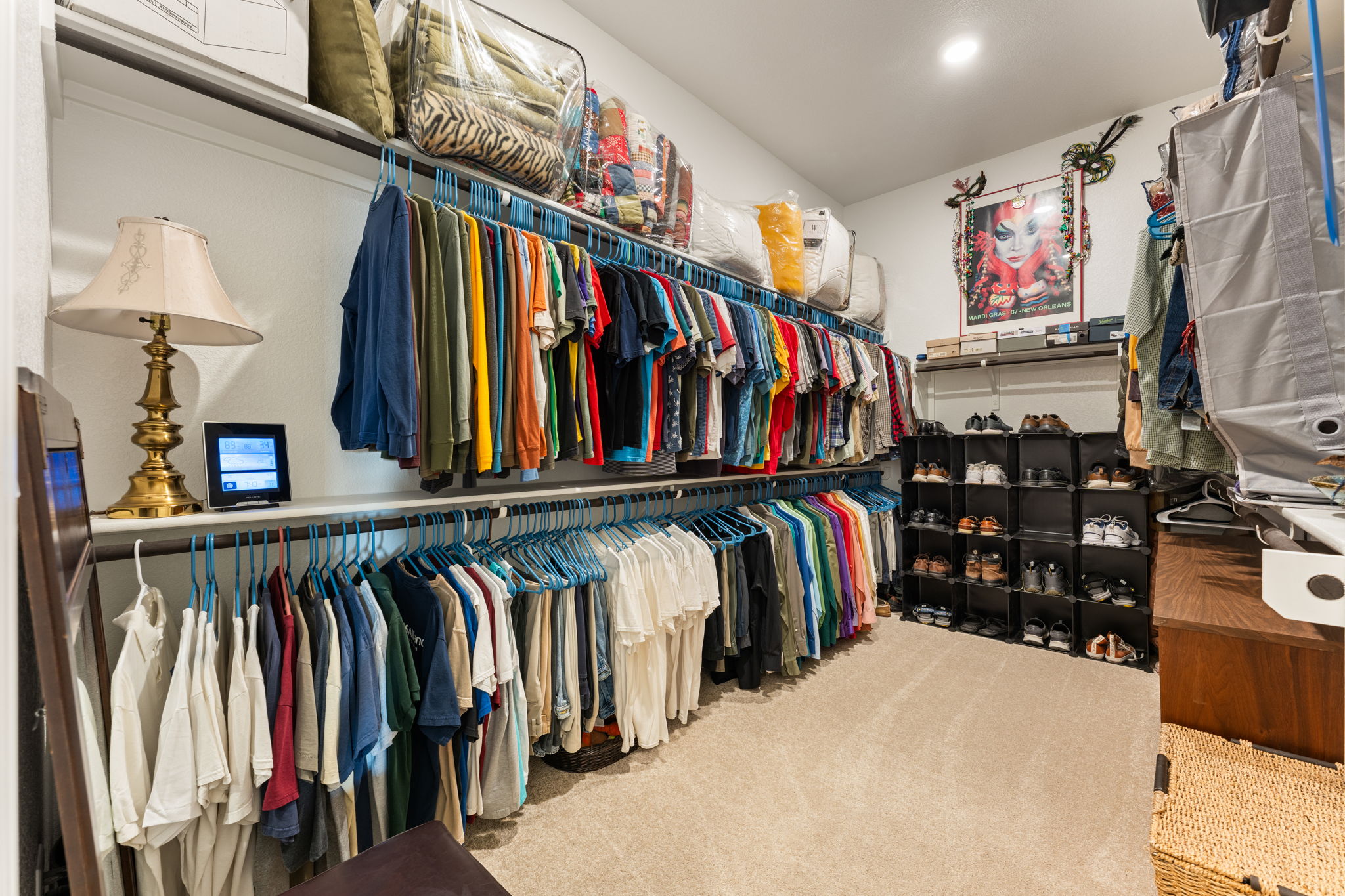 112 Telegraph Lane Georgetown, TX 78633 - Photo 24 of 35 This is the larger of the two primary walk-in closets.