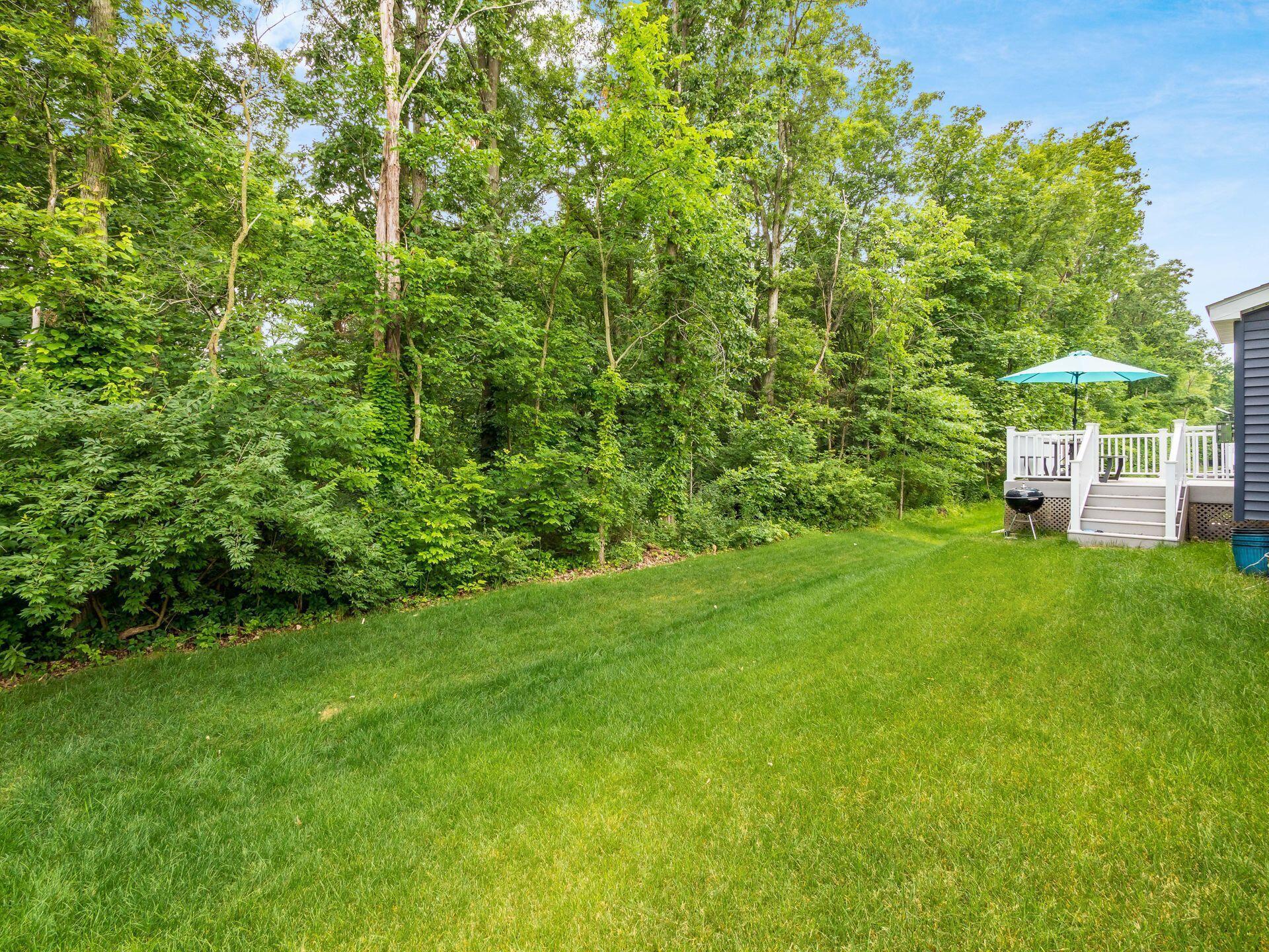404 Colony Ridge Drive Delaware, OH 43015 - Photo 41 of 47 Private rear yard with tall trees