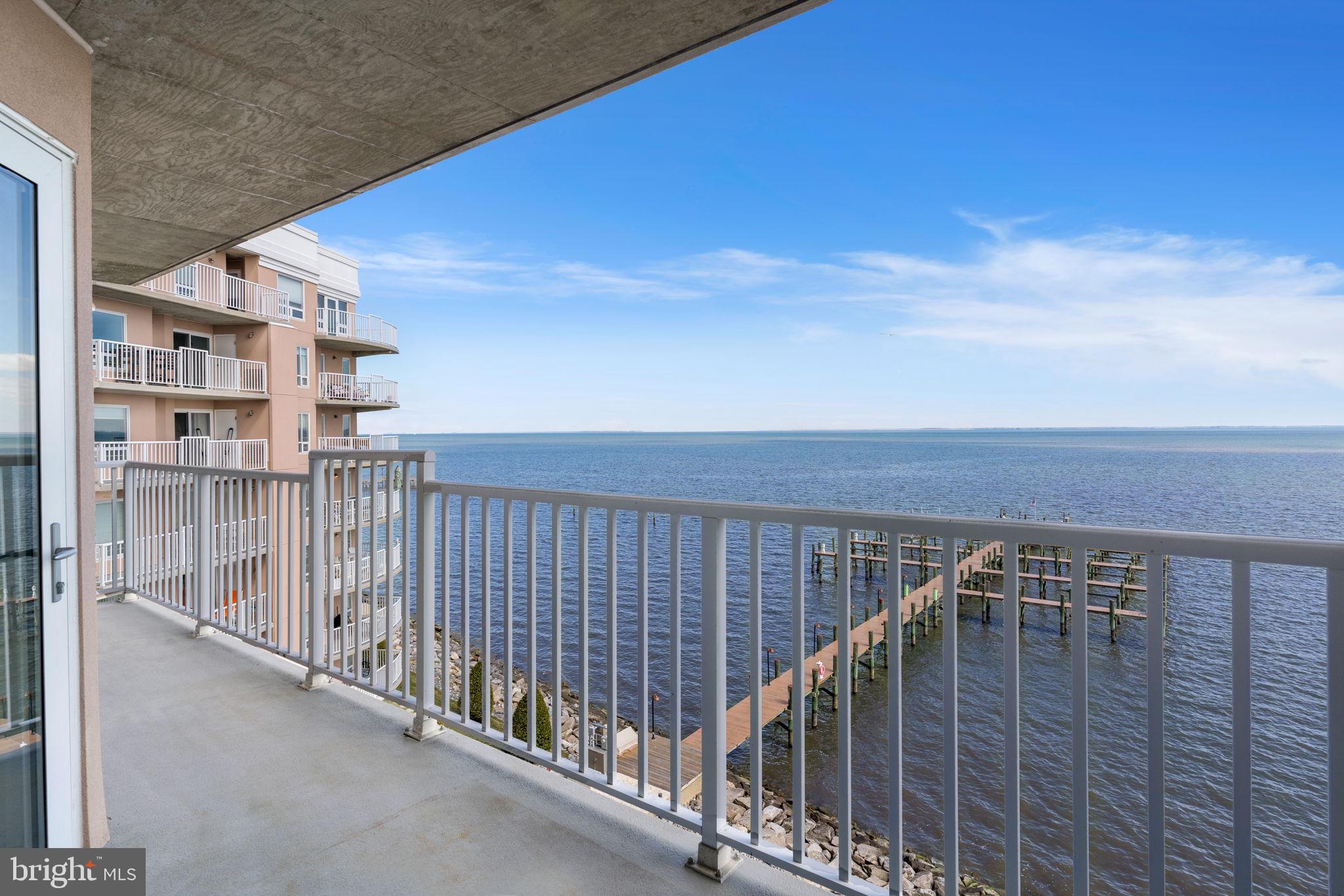 8501 Bayside Road, Unit 605 Chesapeake Beach, MD 20732 - Photo 13 of 30 Large balcony perfect for morning & evening views