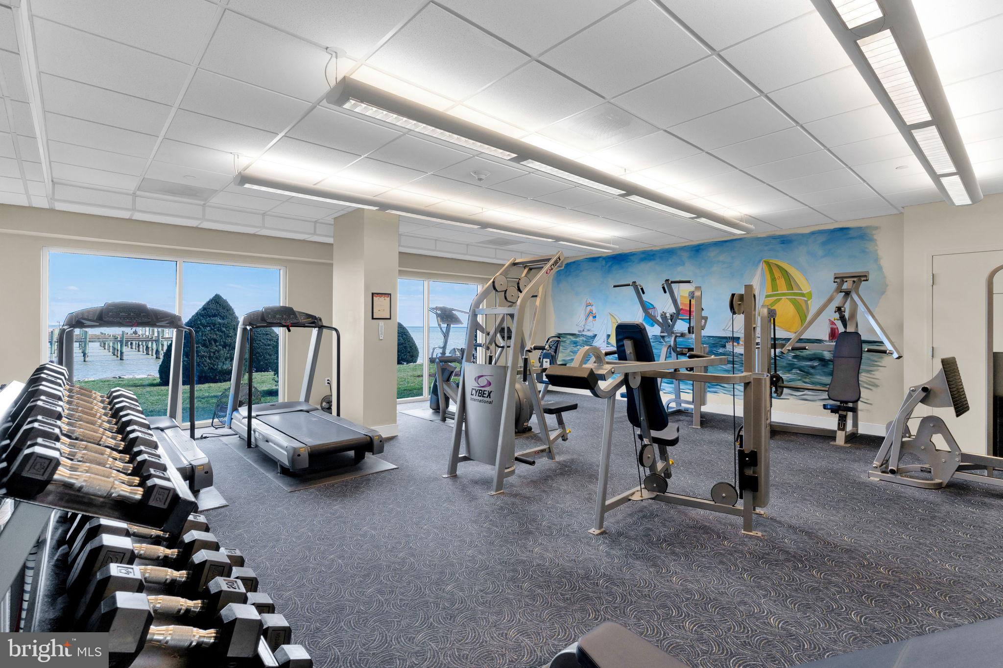8501 Bayside Road, Unit 605 Chesapeake Beach, MD 20732 - Photo 28 of 30 Community gym