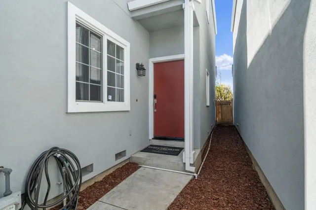 a view of front door
