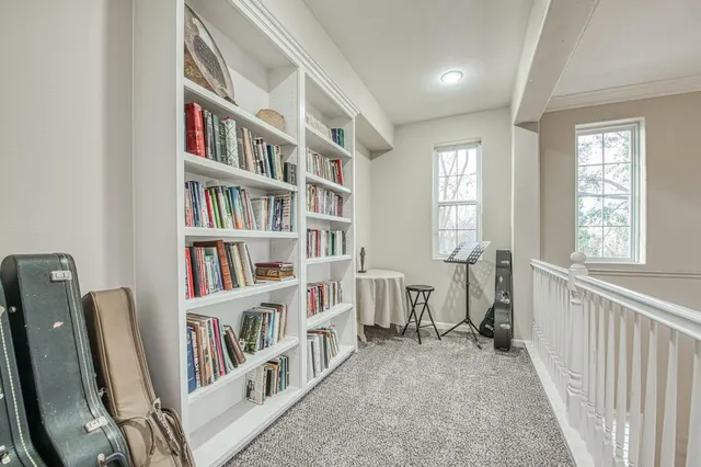 a bedroom with a bed and a cabinets