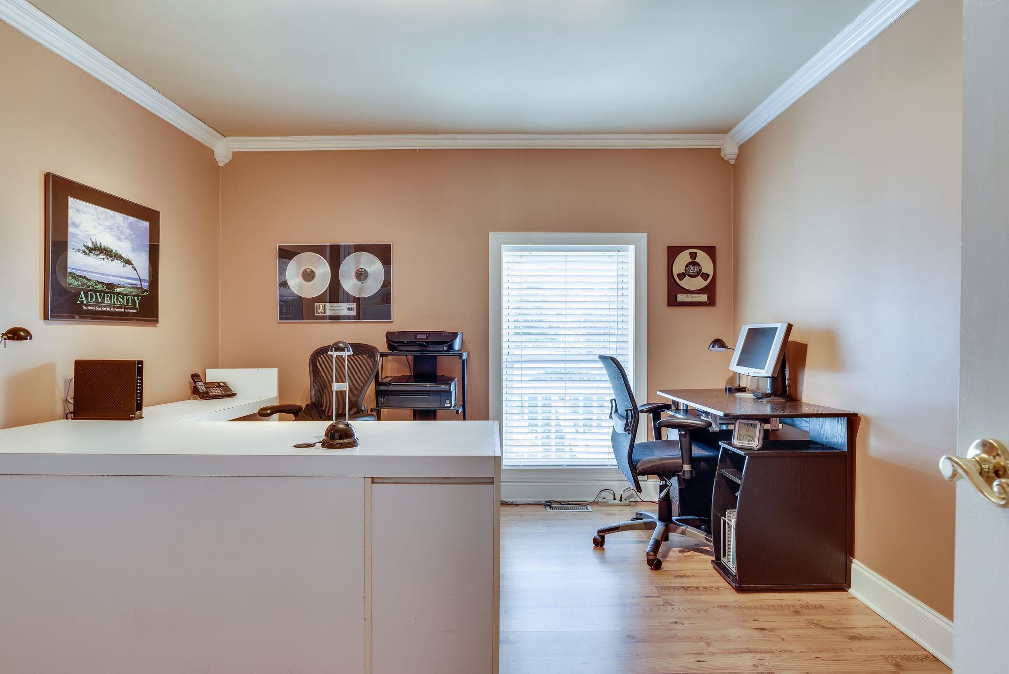 4133 Arno Road Franklin, TN 37064 - Photo 19 of 30 a view of a workspace with furniture and a window