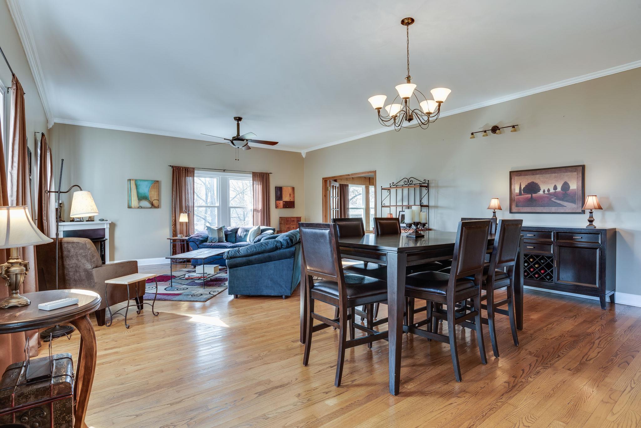 4133 Arno Road Franklin, TN 37064 - Photo 4 of 30 a view of a dining room with furniture window and wooden floor
